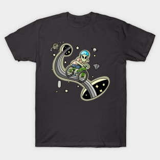 Alien mountainbiker T-Shirt